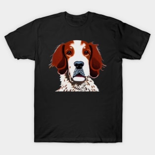 Funny Welsh Springer Spaniel Dog Adorable Puppy Dog Mom T-Shirt